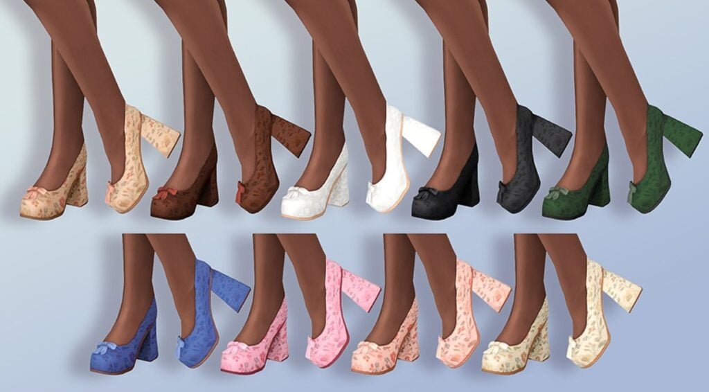 Free Couch, Pair Of Heels And Two Paid The Sims 4 Marketplace Releases 10 floral3