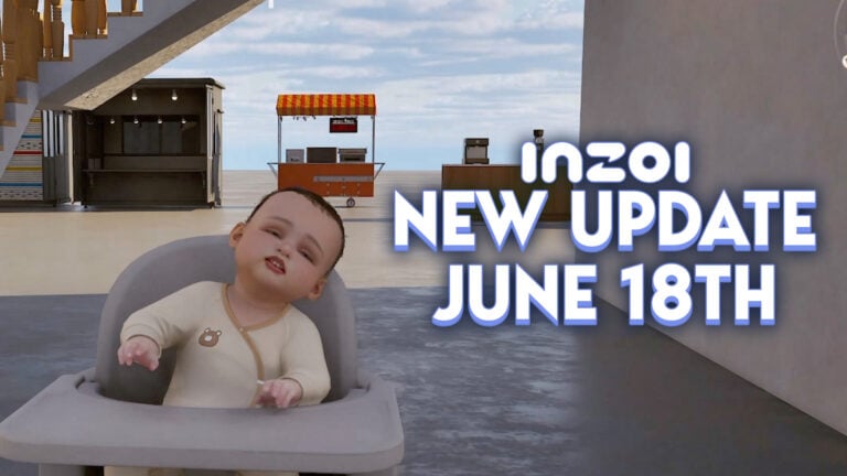 The Next InZOI Update Comes June 18th, 2026!