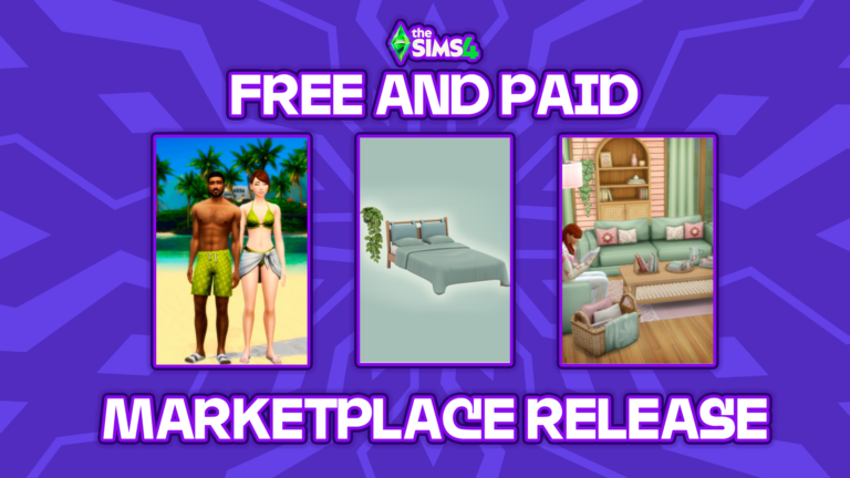 SIMS 4 MARKETPLACE: Three New Maker Packs, Two FREE & One Paid
