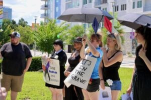 EA Funeral Buyout Protest Staged Outside of EA Orlando Office: Press Release and Photos 3 playerallihq2