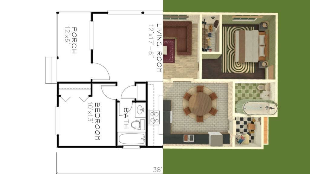 Build The Perfect Paralives Home Using Real Floorplans 10 thumbnail pf 4