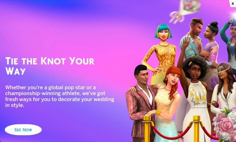 EA Promotes The Sims 4 Packs Through The Taylor Swift And Travis Kelce Wedding