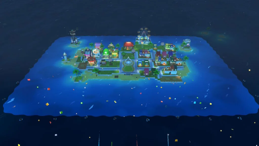 The space surrounding a Tomodachi Life island gets bigger. 