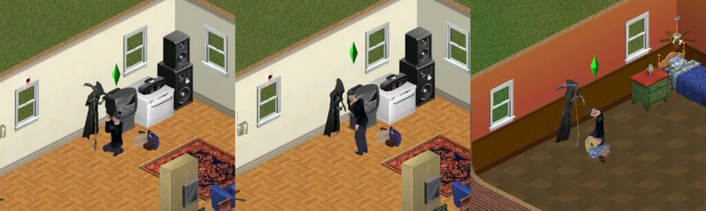 Pleading with the Grim Reaper.
