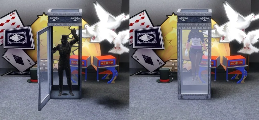 An epic fail happening when doing a Box of Danger trick.