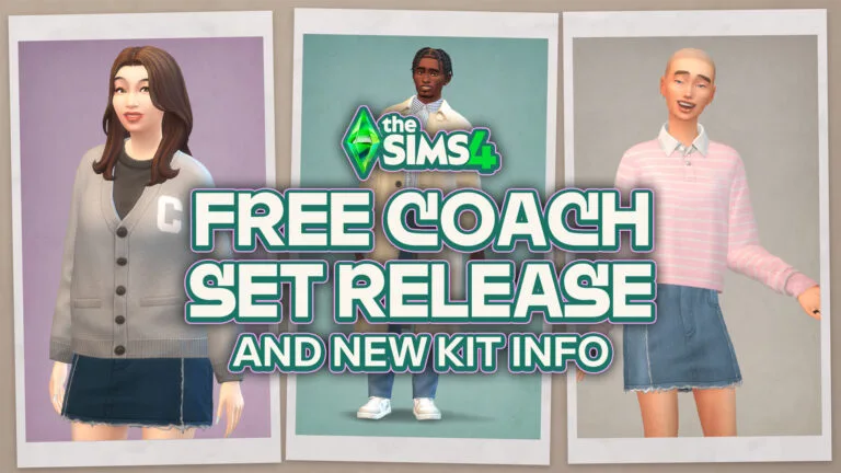 EA Reveals Free The Sims 4 Coach Capsule Collection and New Music Den Kit Info
