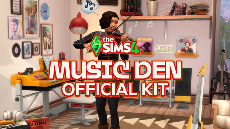 Maxis Announces The Sims 4 Music Den Kit: Releasing July 23rd, 2026