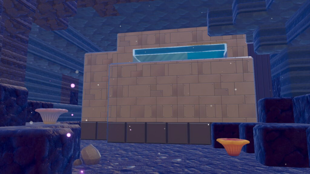 A lab building underwater on the Bubbly Basin Dream Island