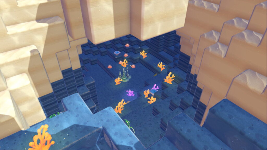 underwater cave on a Bubbly Basin Dream Island