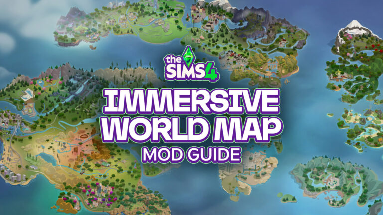 Unite All SimNations With The Sims 4 Immersive World Map Mod