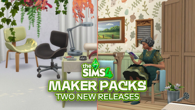 New The Sims 4 Maker Packs: Manicure Ritual and Cozy Cottage