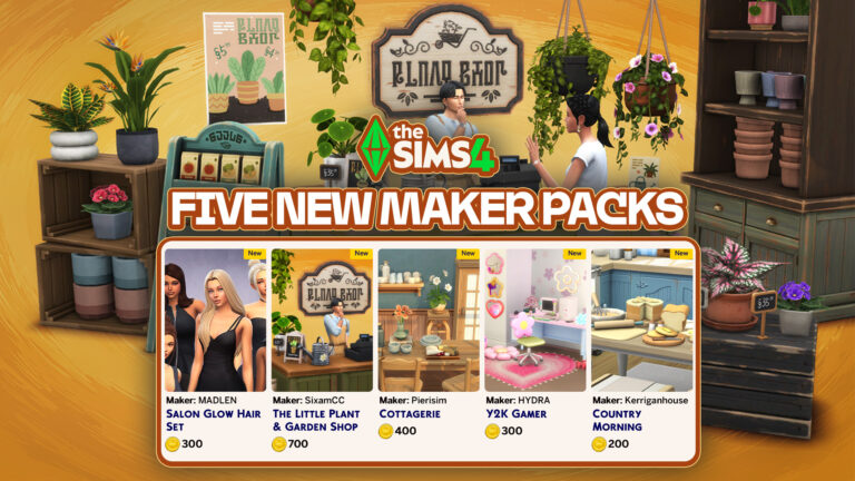 EA Drops FIVE The Sims 4 Maker Packs On The Marketplace