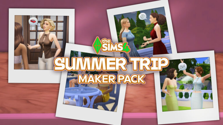 The Sims 4 Summer Trip Maker Pack Now Available on The Marketplace