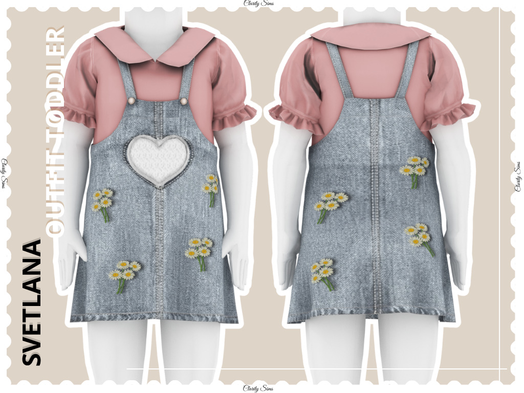 Sims 4 Toddler CC, CAS