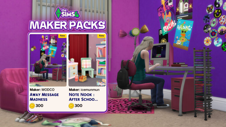 Yet Again, Two New Y2K Maker Packs Have Released On The Sims 4 Marketplace